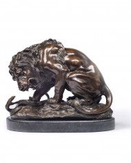 leone-serpente-bronzo-coreira
