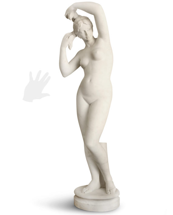 venere-rosa-marmo-silhouette