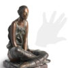 Resting Dancer original work of art by Sergio Benvenuti. Bronze sculpture for sale, Pietro Bazzanti Art Gallery, Florence, Italy
