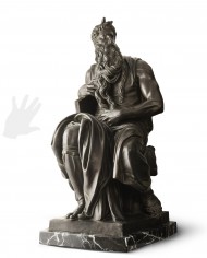 mose-michelangelo-bronzo-piccolo-silhouette