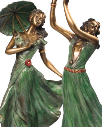 Liberty - Art Deco dancer. Bronze sculpture for sale, Pietro Bazzanti Art Gallery, Florence, Italy