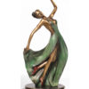 Liberty - Art Deco dancer. Bronze sculpture for sale, Pietro Bazzanti Art Gallery, Florence, Italy