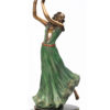 Liberty - Art Deco dancer. Bronze sculpture for sale, Pietro Bazzanti Art Gallery, Florence, Italy