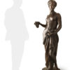 Pomona original work of art by Donatello Gabbrielli. Bronze sculpture for sale, Pietro Bazzanti Art Gallery, Florence, Italy
