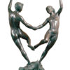 Adolescence, original work of art by Piero Bertelli. Bronze sculpture for sale, Pietro Bazzanti Art Gallery, Florence, Italy