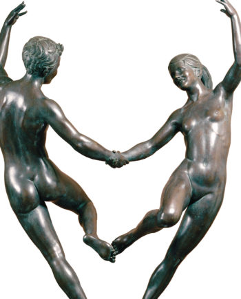 Adolescence, original work of art by Piero Bertelli. Bronze sculpture for sale, Pietro Bazzanti Art Gallery, Florence, Italy