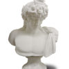 Bust of Antinous. Marble sculpture for sale, Pietro Bazzanti Art Gallery, Florence, Italy