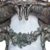 Sea Monsters fountain by Tacca. Marble sculpture for sale, Pietro Bazzanti Art Gallery, Florence, Italy