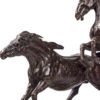 Horses original work of art by Eleonora villani. Bronze sculpture for sale, Pietro Bazzanti Art Gallery, Florence, Italy