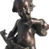 Boy with ducks, original work of art by donatello gabbrielli. Bronze sculpture for sale, Pietro Bazzanti Art Gallery, Florence, Italy