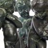 Puttos for fountain top. Bronze sculptures for sale, Pietro Bazzanti Art Gallery, Florence, Italy