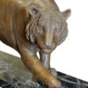 Tiger original work of art by Eleonora villani. Bronze sculpture for sale, Pietro Bazzanti Art Gallery, Florence, Italy