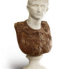 Caesar Augustus bust. Marble sculpture for sale, Pietro Bazzanti Art Gallery, Florence, Italy