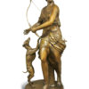 Diana Huntress. Bronze sculpture for sale, Pietro Bazzanti Art Gallery, Florence, Italy