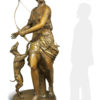 Diana Huntress. Bronze sculpture for sale, Pietro Bazzanti Art Gallery, Florence, Italy