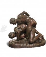 lottatori-bronzo-grandezza-originale-silhouette