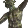 Dancing faun of Pompeii. Bronze sculpture for sale, Pietro Bazzanti Art Gallery, Florence, Italy