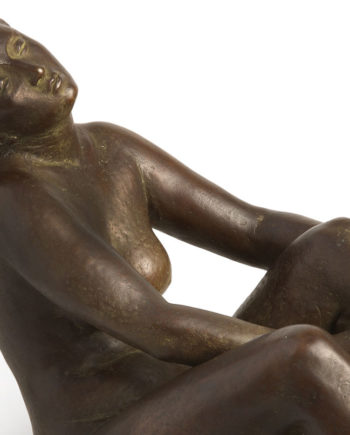 bronze sculpture after the bath by aroldo bellini. lost wax casting of bronze statuary executed by fonderia artistica ferdinando marinelli. limited edition. for sale in our gallery in firenze