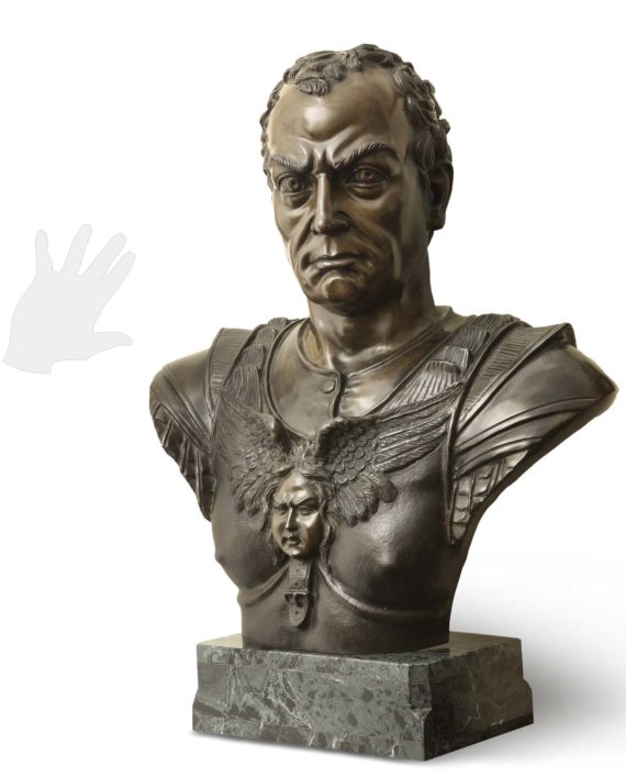 busto-gattamelata-bronzo-silhouette