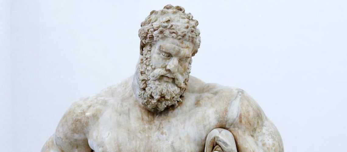 galleria bazzanti firenze replica scultura ercole farnese marmo carrara