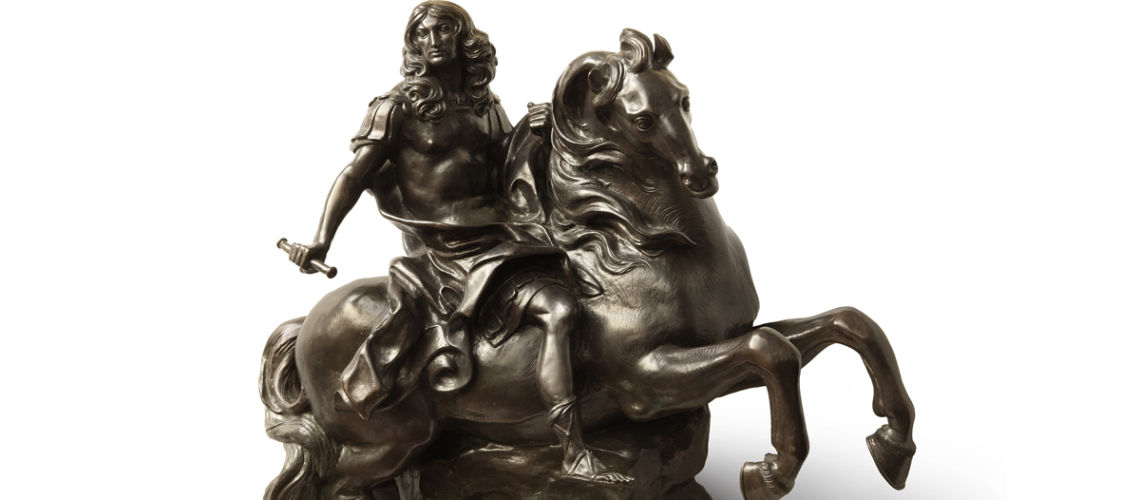 galleria bazzanti fonderia marinelli firenze replica scultura Luigi XIV Bernini in bronzo