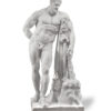 galleria bazzanti firenze ercole farnese farnese hercules marmo bianco di carrara scolpito a mano white carrara marble hand carved in vendita for sale