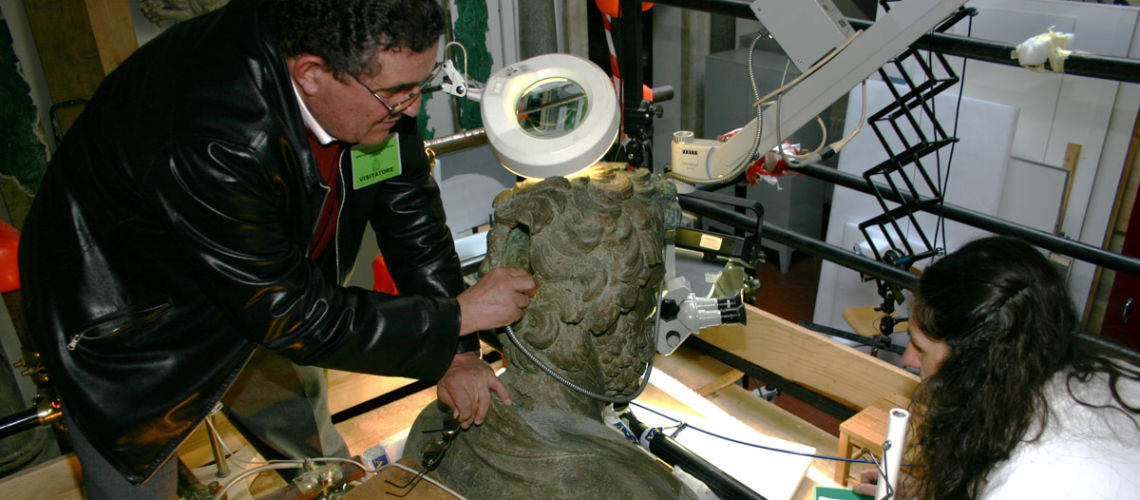 fonderia artistica ferdinando marinelli galleria bazzanti firenze scultura bronzo san matteo ghiberti chiesa orsanmichele museo restauro