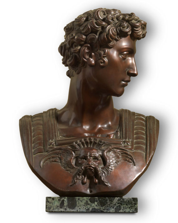 busto-giuliano-de-medici-michelangelo-bronzo