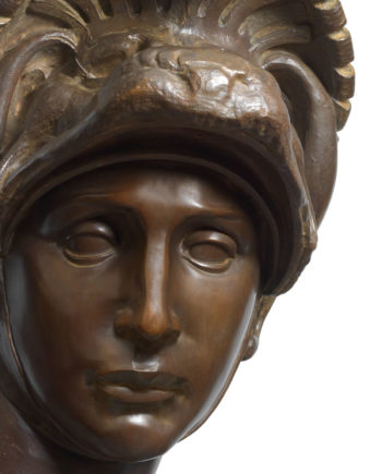 replica scultura busto lorenzo de medici bronzo fuso dalla fonderia marinelli in vendita presso la galleria bazzanti di firenze