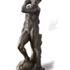 scultura david apollo bronzo di michelangelo fuso dalla fonderia marinelli e in vendita presso la galleria bazzanti di firenze