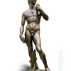 david michelangelo scultura bronzo fonderia marinelli galleria bazzanti firenze