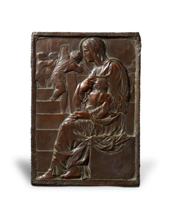 maddonna-della-scala-michelangelo-bronzo