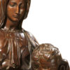 replica in bronzo scultura madonna di bruges di michelangelo realizzata dalla fonderia marinelli in vendita presso la galleria bazzanti di firenze