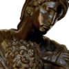 replica scultura madonna medici di michelangelo in bronzo fusa dalla fonderia marinelli e in vendita presso la galleria bazzanti di firenze