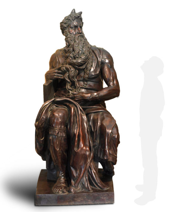 mose-michelangelo-bronzo-grande-silhouette