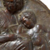 tondo pitti scultura bronzo bassorilievo michelangelo fuso dalla fonderia marinelli in vendita galleria bazzanti firenze