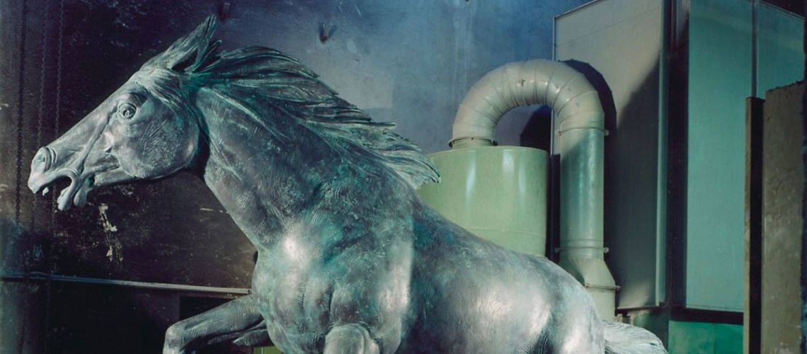 fonderia marinelli firenze galleria bazzanti un amico americano creazione sculture in bronzo e in marmo
