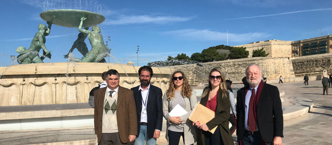 fonderia artistica ferdinando marinelli restauro del monumento sfera celeste del palazzo delle nazioni unite a ginevra galleria bazzanti firenze sopralluogo malta