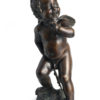 galleria bazzanti fonderia marinelli firenze putto che ride di cavicchioli scultura in bronzo fuso a cera persa a tiratura limitata