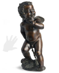 putto-cavicchioli-bronzo-silhouette