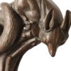 scultura in bronzo volpe di sirio tofanari fuso dalla fonderia artistica ferdinando marinelli di firenze e in vendita presso la galleria bazzanti di fi