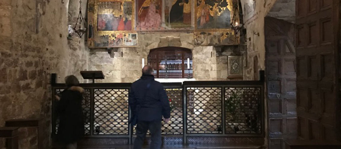 santa maria degli angeli assisi fusa dalla fonderia marinelli di firenze scultura in bronzo galleria bazzanti firenze porziuncola