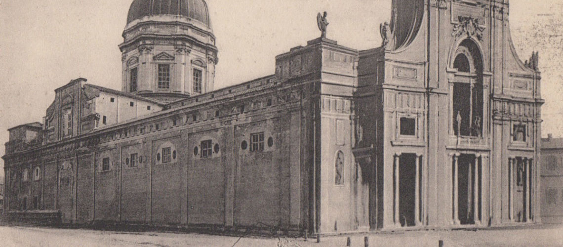 santa maria degli angeli assisi fusa dalla fonderia marinelli di firenze scultura in bronzo galleria bazzanti firenze basilica