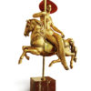 scultura in bronzo merry go round opera originale dello scultore sergio benvenuti fusa dalla fonderia artistica ferdinando marinelli in vendita presso la galleria bazzanti di firenze