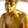 scultura in bronzo serenata opera originale dello scultore sergio benvenuti fusa dalla fonderia artistica ferdinando marinelli in vendita presso la galleria bazzanti di firenze