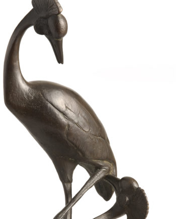 scultura in bronzo uccelli orientali replica a tiratura postuma di sirio tofanari fusa dalla fonderia artistica ferdinando marinelli di firenze in vendita presso la galleria bazzanti di firenze