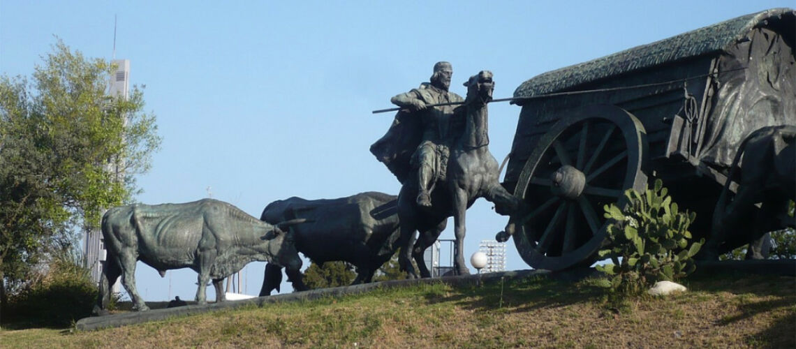 galleria pietro bazzanti firenze fonderia artistica ferdinando marinelli monumento di jose belloni carreta per montevideo uruguay sculture in vendita