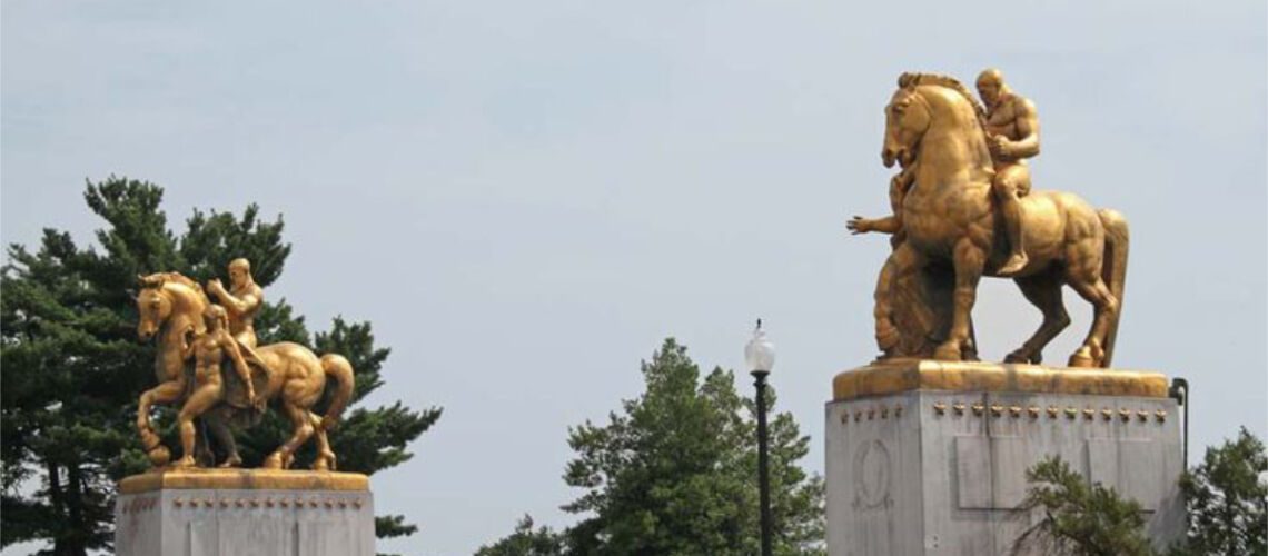 galleria pietro bazzanti firenze fonderia artistica ferdinando marinelli monumento sacrifice di leo friedlander per washington memorial bridge fusioni in fonderia sculture in vendita