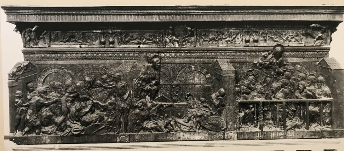 galleria pietro bazzanti firenze fonderia artistica ferdinando marinelli sculture in vendita donatello e i putti nella scultura pulpito resurrezione