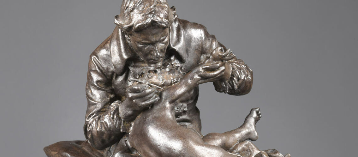 galleria pietro bazzanti firenze fonderia artistica ferdinando marinelli realizzazione e vendita sculture in marmo bronzo e pietra edward jenner vaccina il figlio di giulio monteverde scultura finita